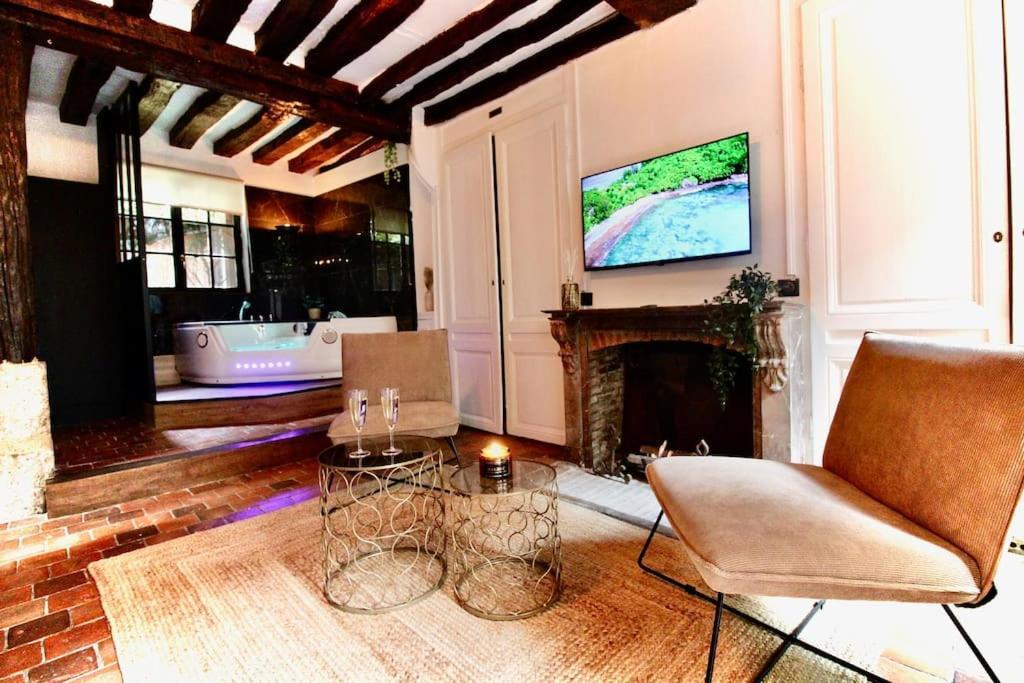 Le Spa Gustave - Sauna, Jacuzzi & Terrasse A Руан Екстериор снимка